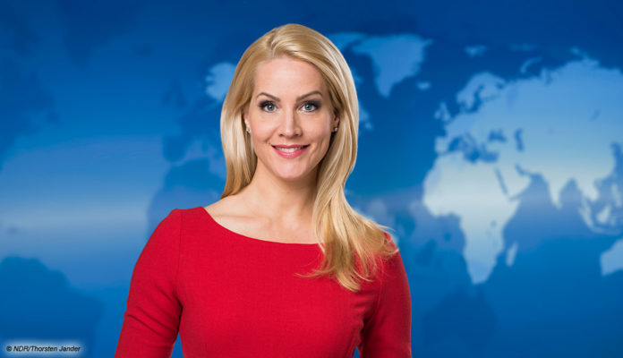 Tagesschau Judith Rakers; Bild: © NDR/Thorsten Jander