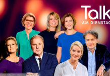 ARD Talk am Dienstag; © ARD/Uwe Ernst/Frank Pusch/Melanie Grande/Thomas Ernst/Montage Frey