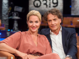 Talkshow 3nach9, Judith Rakers, Giovanni di Lorenzo; © Radio Bremen/Matthias Hornung