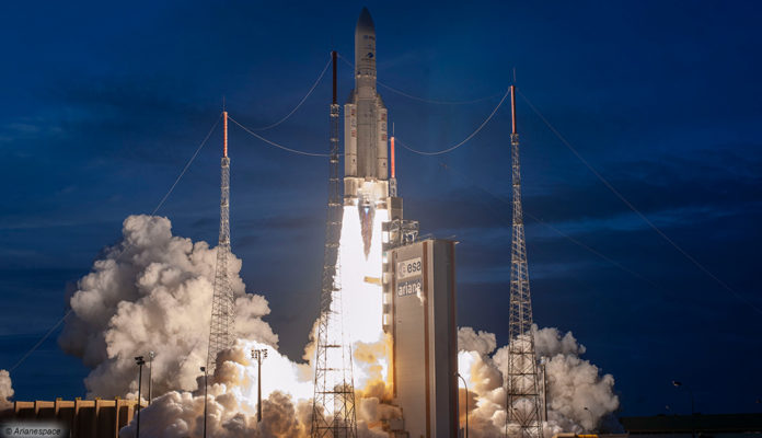 Ariane 5, Raketenstart; © Arianespace