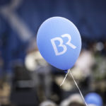 bayerischer rundfunk, br logo auf ballon; © Bayerischer Rundfunk