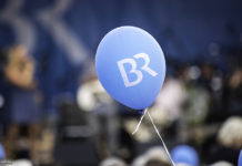 bayerischer rundfunk, br logo auf ballon; © Bayerischer Rundfunk