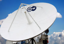 Deutsche Welle Sat-Schüssel Sendeantenne; © Deutsche Welle