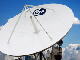 Deutsche Welle Sat-Schüssel Sendeantenne; © Deutsche Welle