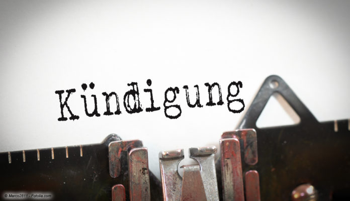 Kündigung; © Marco2811 - Fotolia.com