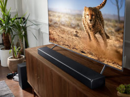 QLED Soundbar, Fernseher LCD Samsung; © Samsung