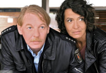 Tatort, Die Pfalz von oben, Ben Becker, Ulrike Folkerts; © SWR/Jacqueline Krause-Burberg