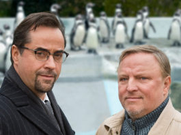 Jan-Josef Liefers und Axel Prahl im Münster-"Tatort"; © WDR/Martin Menke