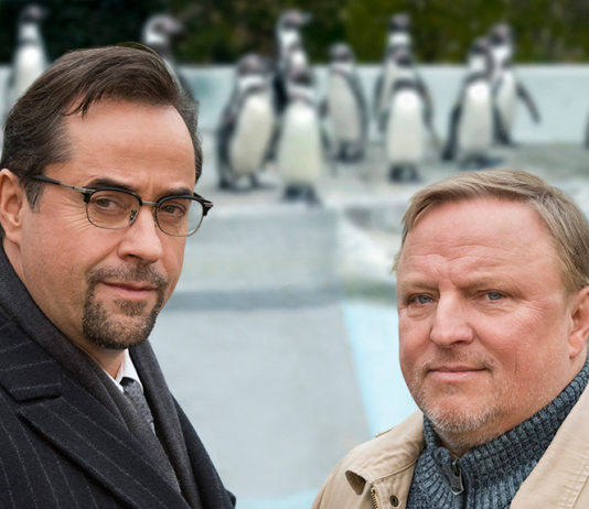 Jan-Josef Liefers und Axel Prahl im Münster-"Tatort"; © WDR/Martin Menke