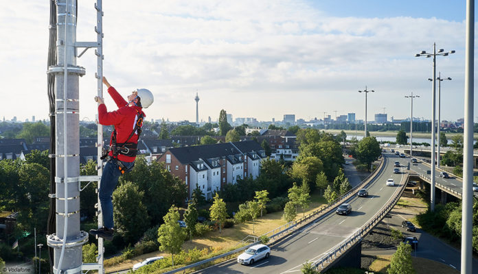 5G Vodafone Mobilfunk Funkmast Aufrüstung; © Vodafone