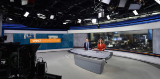 Welt Nachrichten; Das alte Nachrichtenstudio von Welt © WeltN24 GmbH