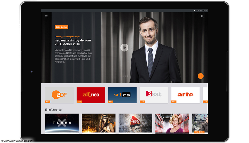 The live streams of zdf and its partner stations are available around the clock directly in the media library app. Zdf Mediathek - ZDF-Mediathek ab sofort mit Download-Funktion - DIGITAL ...