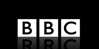 BBC, Logo, Spiegeleffekt; © BBC