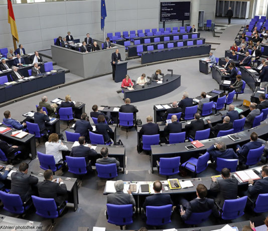 Bundestag, Politik Parteien, AFD, CDU, FPD, Linke, Bündnis90, Grüne SPD; © Deutscher Bundestag/Thomas Köhler/ photothek.net