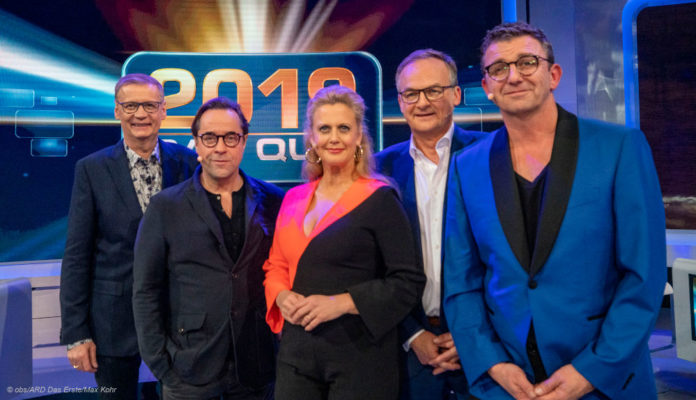 ard jahresrückblick, quizshow; © obs/ARD Das Erste/Max Kohr