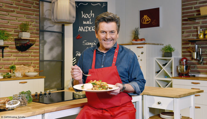 koch mal ANDERS, Gastgeber Thomas Anders; © SWR/Kristina Schäfer