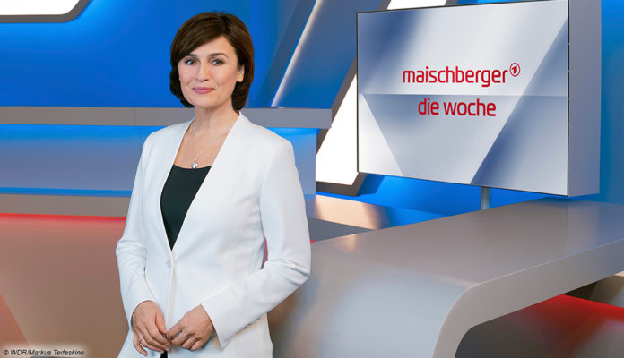 maischberger.die woche - Sandra Maischberger; © WDR/Markus Tedeskino