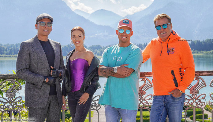 DSDS, Xavier Naidoo, Oana Nechiti, Pietro Lombardi, Dieter Bohlen; © TVNOW / Stefan Gregorowius