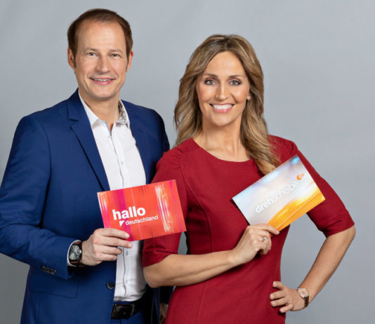 Moderatoren, hallo deutschland, drehscheibe; © obs/ZDF/Jana Kay