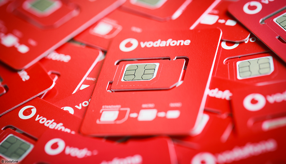 Vodafone, SIM-Karte; © Vodafone