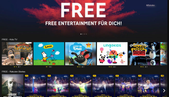 Rakuten TV Free-Angebot