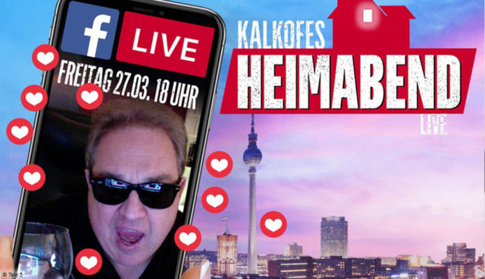 Kalkofes Heimabend, Live bei Facebook