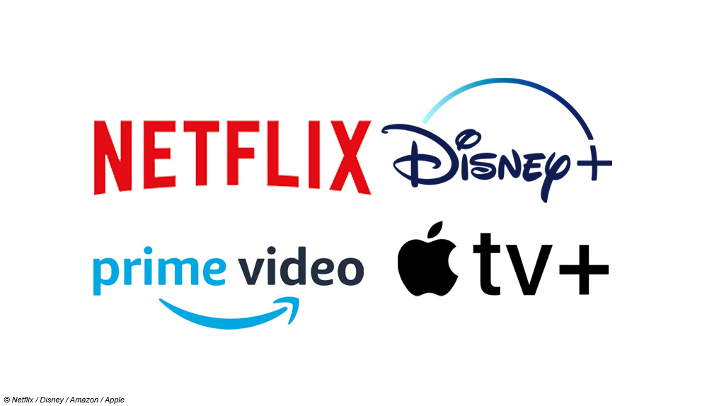 Streamingdienste © Netflix / Disney / Amazon / Apple TV