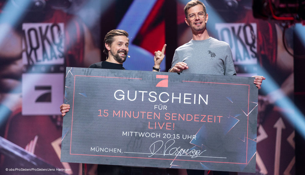 Joko und Klaas zeigen RTLProgramm live bei ProSieben DIGITAL FERNSEHEN