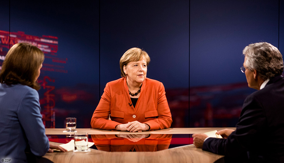 Merkel Live Heute Im Fernsehen