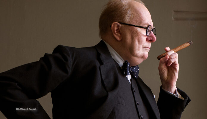 Gary Oldman als Churchill © ZDF/Jack English