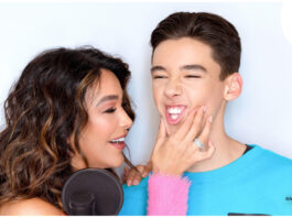 Verona Pooth und Sohn