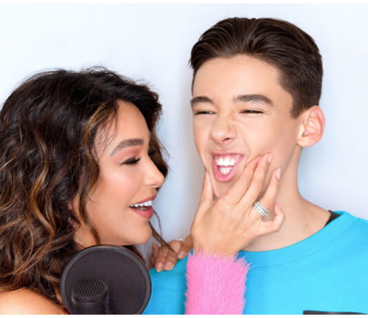Verona Pooth und Sohn