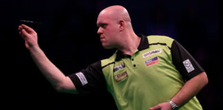 Markus van Gerwen bei der Darts-WM