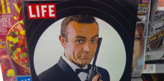 Der kürzlich verstorbene Leinwandstar Sean Connery als James Bond.