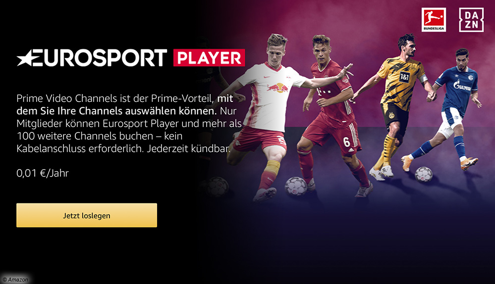 Bundesliga-Sensation: Alle DAZN-Spiele für 1 Cent bei Amazon Prime