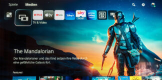 Spiele und Videoapps sind im neuen Homescreen voneinander getrennt. Filmdiscs starten Sie wie auch die Apps innerhalb der Medien-Rubrik. Die PS5 unterstützt die wichtigsten Streaming-Anbieter, doch Dolby Vision oder 3D-Audio sollten Sie hierbei nicht erwarten