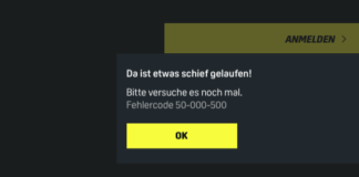 DAZN-Login: Fehlercode 50-000-500