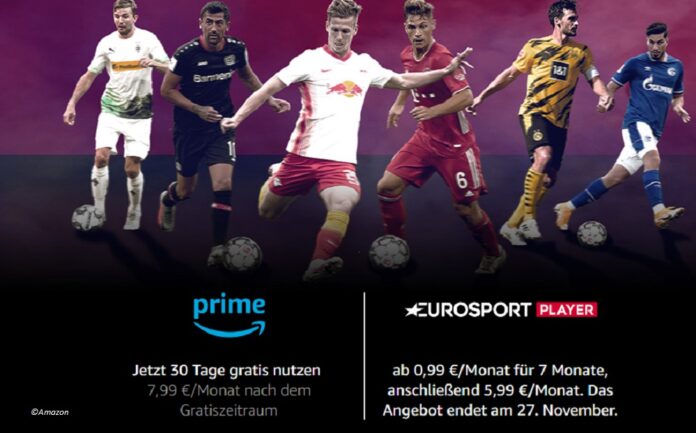 Die Bundesliga auf dem Eurosport Player Channel bei Amazon Prime Video