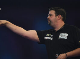 Gabriel Clemens bei der Darts-WM 2021