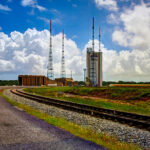Raketenstartplatz des Raumfahrtzentrum Guayana bei Kourou