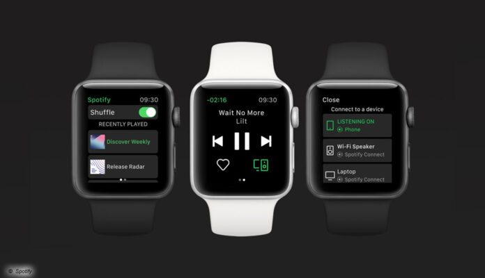 Spotify auf der Apple Watch