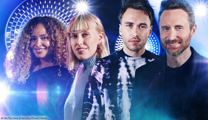 the voice of germany mit david guetta, clueso, lea und joy denalane