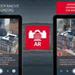 NTV AR-App "Der Reichstag", Screenshot-Collage