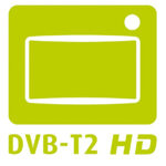 DVB-T2 HD Logo