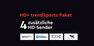 trendSports bei HD Plus umfasst Sport1+, Sportdigital Fussball, edgeSports und Waidwerk