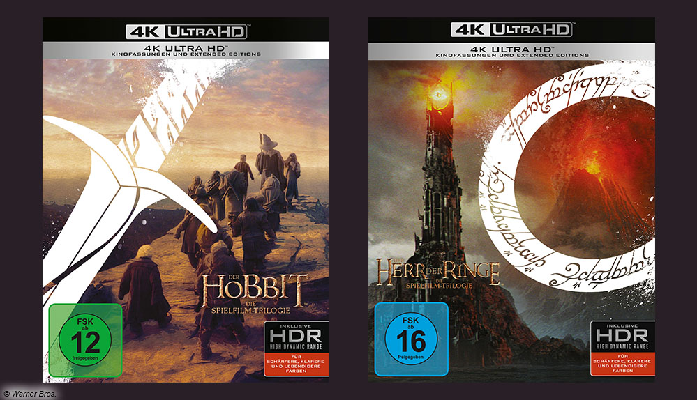 "Der Herr der Ringe" und "Der Hobbit" erstrahlen in 4K-UHD auf Blu-ray