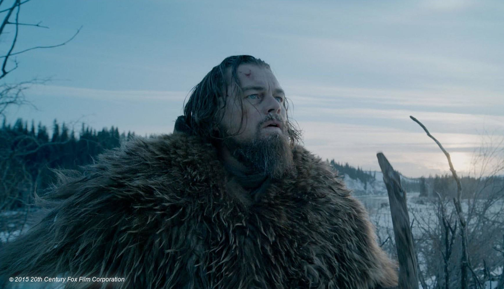 Leonardo DiCaprio in "The Revenant".