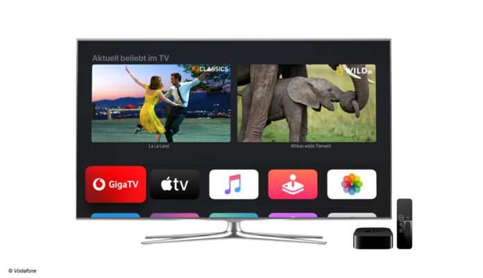 Apple TV 4K im Bundle mit GigaTV von Vodafone