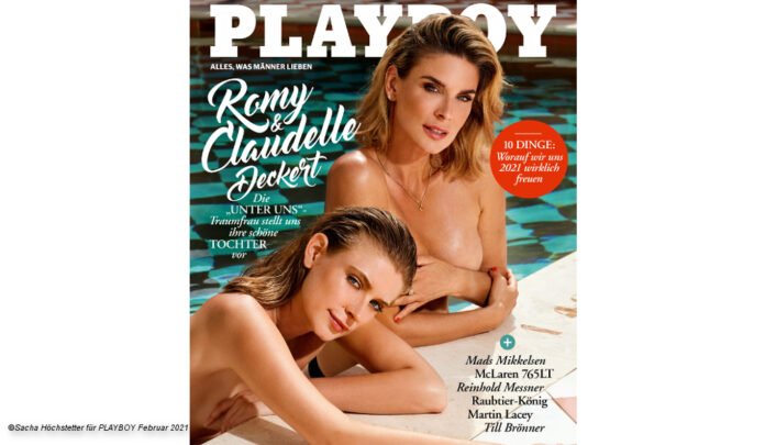 Claudelle und Romy Deckert Playboy Februar 2021