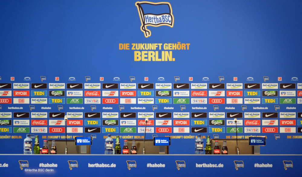 Pressekonferenz Hertha BSC Berlin